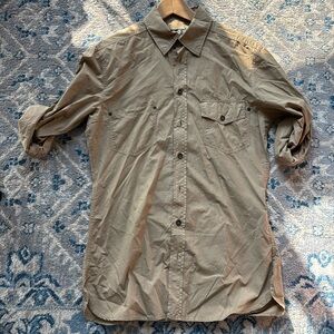 D&G by Dolce & Gabbana Hunter Green Long Sleeve Shirt